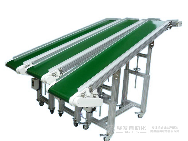 機械手配套帶平臺斜坡輸送線 機械手配套帶平臺斜坡輸送線