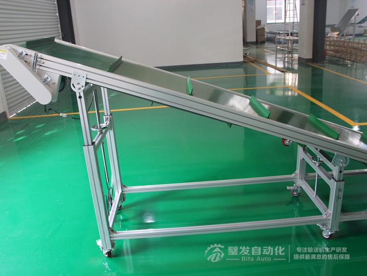 帶擋板直線與爬坡輸送機 帶擋板直線與爬坡輸送機