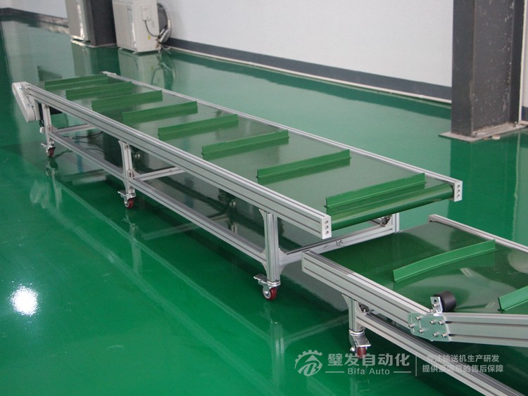 帶擋板直線與爬坡輸送機 帶擋板直線與爬坡輸送機