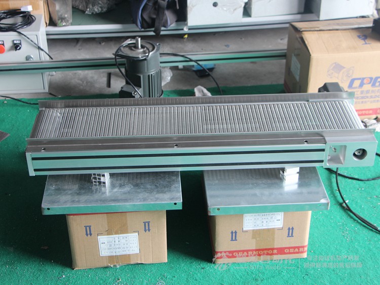 小型型材結構不銹鋼網鏈輸送機 小型型材結構不銹鋼網鏈輸送機